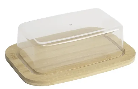 MANTEGUEIRA BAMBU COM TAMPA PLASTICO OIKOS