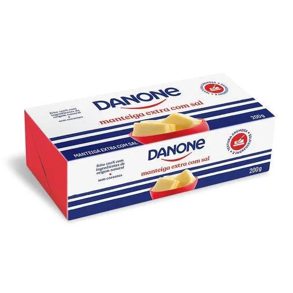 MANTEIGA DANONE EXTRA TABLETE COM SAL 200G