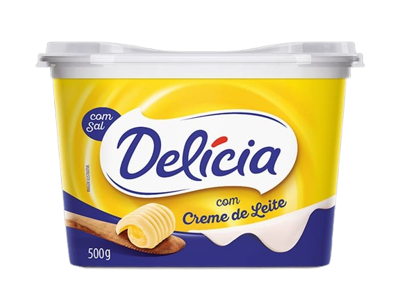 MARGARINA DELÍCIA COM CREME DE LEITE COM SAL 500G
