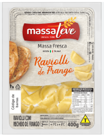 MASSA RAVIOLI MASSALEVE 400 G FRANGO