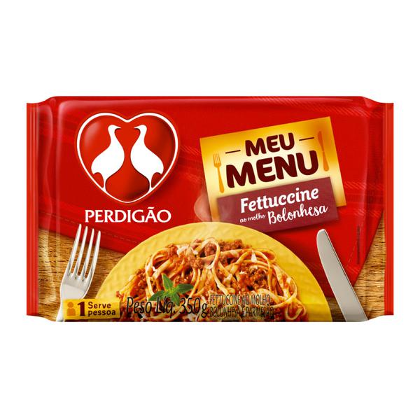 MEU MENU FETTUCINE BOLONHESA PERDIGÃO 350G