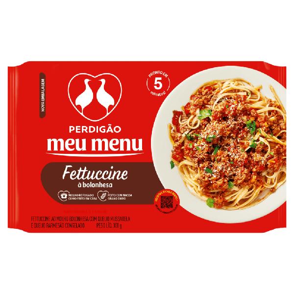 MEU MENU PERDIGAO FETUCCINI BOLONHESA 300 G