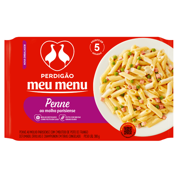 MEU MENU PERDIGAO PENNE PARISIENSE 300 G
