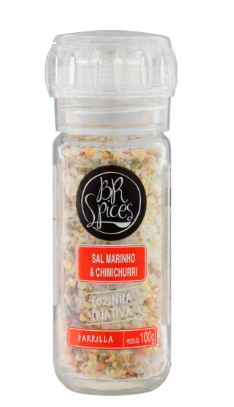 MOEDOR BR SPICES 100G SAL MARINHO E CHIMICHURRI