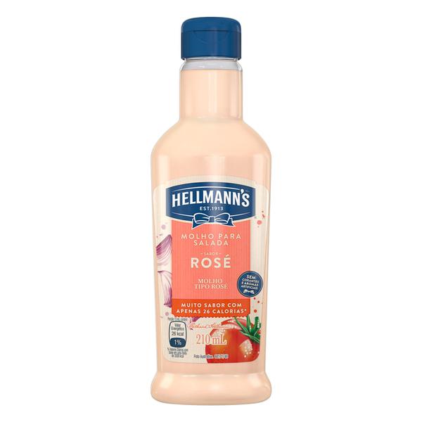 MOLHO P/SALADA HELLMANNS 210 ML ROSE