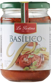 MOLHO TOM LA PASTINA 320G BASILICO