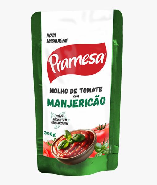 MOLHO TOM PRAMESA SACHET 300G MANJERICAO