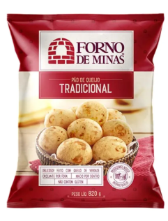 PÃO QUEIJO FORNO DE MINAS TRADICIONAL 820G