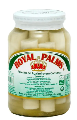 PALMITO ROYAL PALMS PUPUNHA 300G