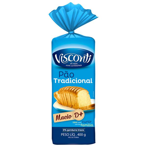 PAO FORMA TRADICIONAL VISCONTI 400G