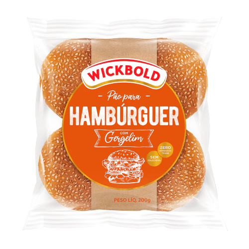 PAO HAMBURGUER WICKBOLD MAXI BURGER 320G GERGELIM
