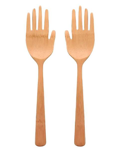 PEGADOR DE SALADA OIKOS MAOZINHA DE BAMBU