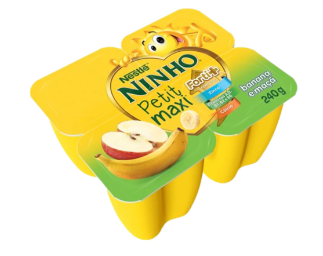 PETIT SUISSE NINHO BANANA E MACA 240G