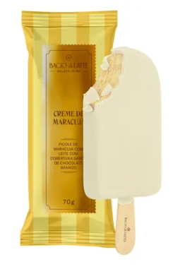 PICOLÉ BACIO DI LATTE CREME DE MARACUJÁ 70G