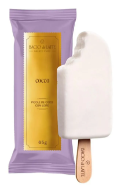 PICOLE BACIO DI LATTE COCCO SEM COBERTURA 65G