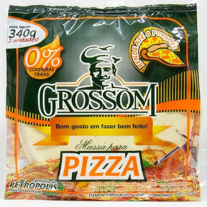 PIZZA GROSSONI 28CM COM 2 UN 340G