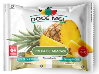 POLPA ABACAXI DOCE MEL 400G