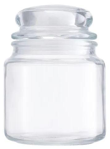 POTE MOZCADA VIDRO REDONDO HERMÉTICA COM TAMPA 500ML