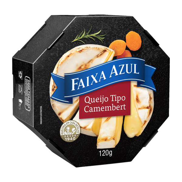 QUEIJO CAMEMBERT FAIXA AZUL 120G
