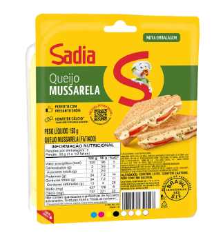 QUEIJO MUSSARELA FATIADA SADIA 150G