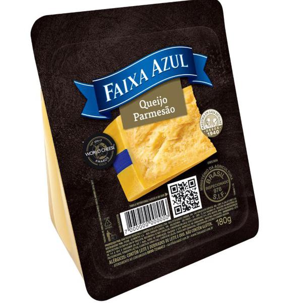 QUEIJO PARMESÃO FATIA FAIXA AZUL180G