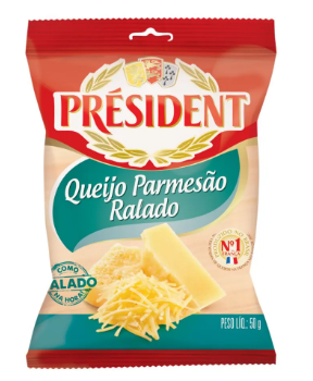 QUEIJO PARMESAO RALADO PRESID.50G