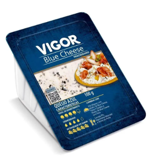QUEIJO TIPO BLUE CHEESE FRACIONADO VIGOR 100G
