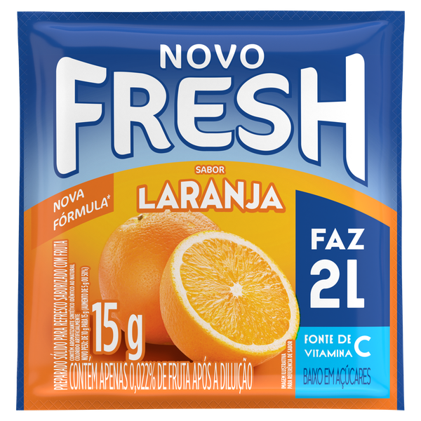 REFRESCO PO FRESH LARANJA 15g