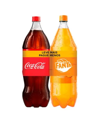 REFRIG.COCA COLA + FANTA LARANJA 2L LV+ PG-