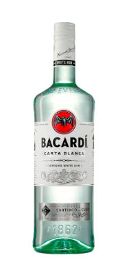 RUM BACARDI CARTA BLANCA 980ML