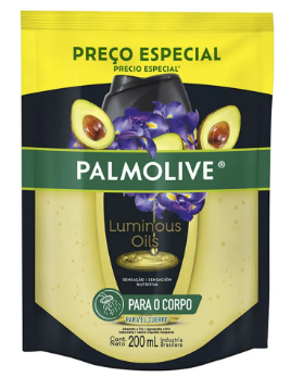 SAB. LIQ. PALMOL LUMINOUS REFIL ABACATE 200ML