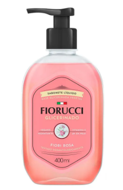 SABONETE LÍQUIDO GLICERINADO FIORUCCI FIORI ROSA 400ML