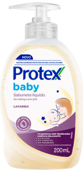 SABONETE LÍQUIDO PROTEX BABY LAVANDA 200ML