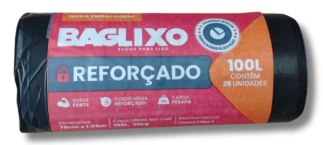 SACO LIXO BAGLIXO REFORÇADO 100L