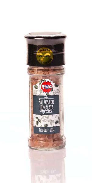 SAL ROSA HIMALAIA FLORA COM MOEDOR 100G