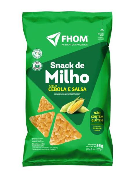 SALGAD SNACK FHOM MILHO 55G CEBOLA E SALSA