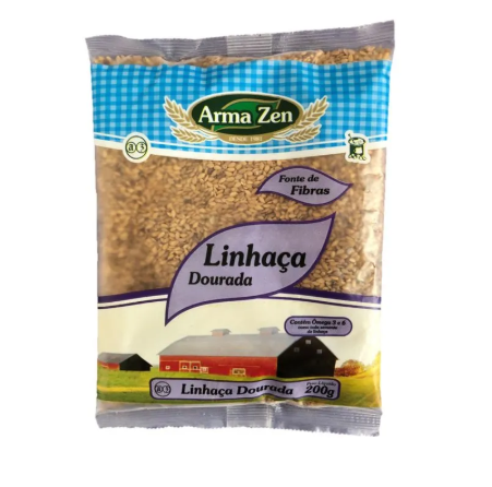 SEMENTE DE LINHACA ARMAZEN 200G DOURADA