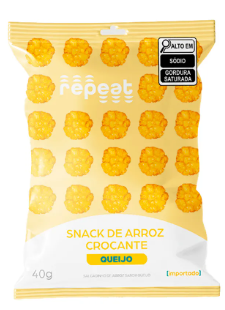 SNACK DE ARROZ REPEAT 40G QUEIJO