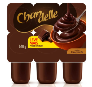SOBREMESA CHANDELLE LEVE+ PAGUE- BANDEJA COM 6 UNIDADES 540G