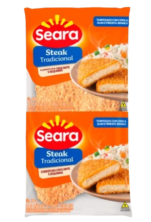 STEAK DE FRANGO SEARA EMPANADO 100G