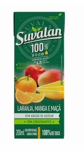 SUCO SUVALAN MAÇA/LARANJA/MANGA SEM AÇÚCAR 1L