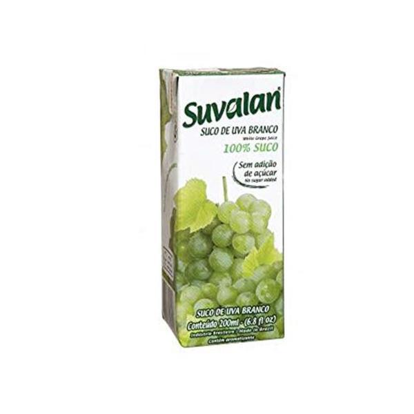SUCO SUVALAN UVA BRANCA SEM AÇÚCAR 200ML