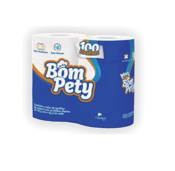 TOALHA PAPEL BOM PETY 2 UN