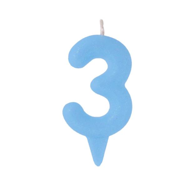 VELA MAGIC CANDY AZUL N.3