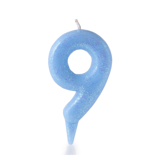 VELA MAGIC CANDY AZUL N.9