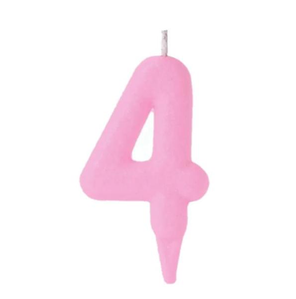 VELA MAGIC CANDY ROSA N.4