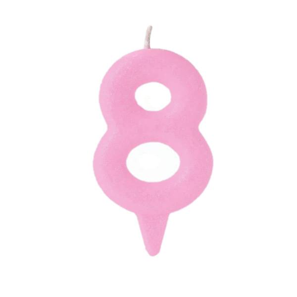 VELA MAGIC CANDY ROSA N.8