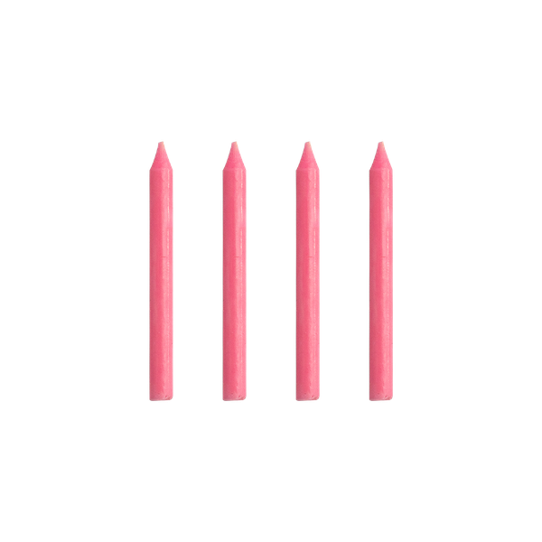 VELA PALITO BLISTER C/ 10 ROSA