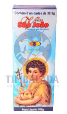 VELA SAO JOAO N04 CARTUCHO C/8