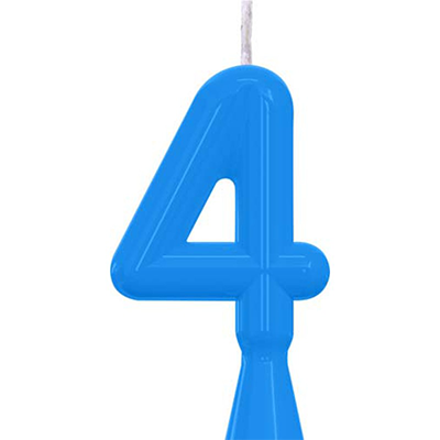 VELA TUBULAR PREMIUM AZUL N.4